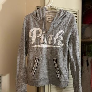 Pink Victoria secret quarter zip